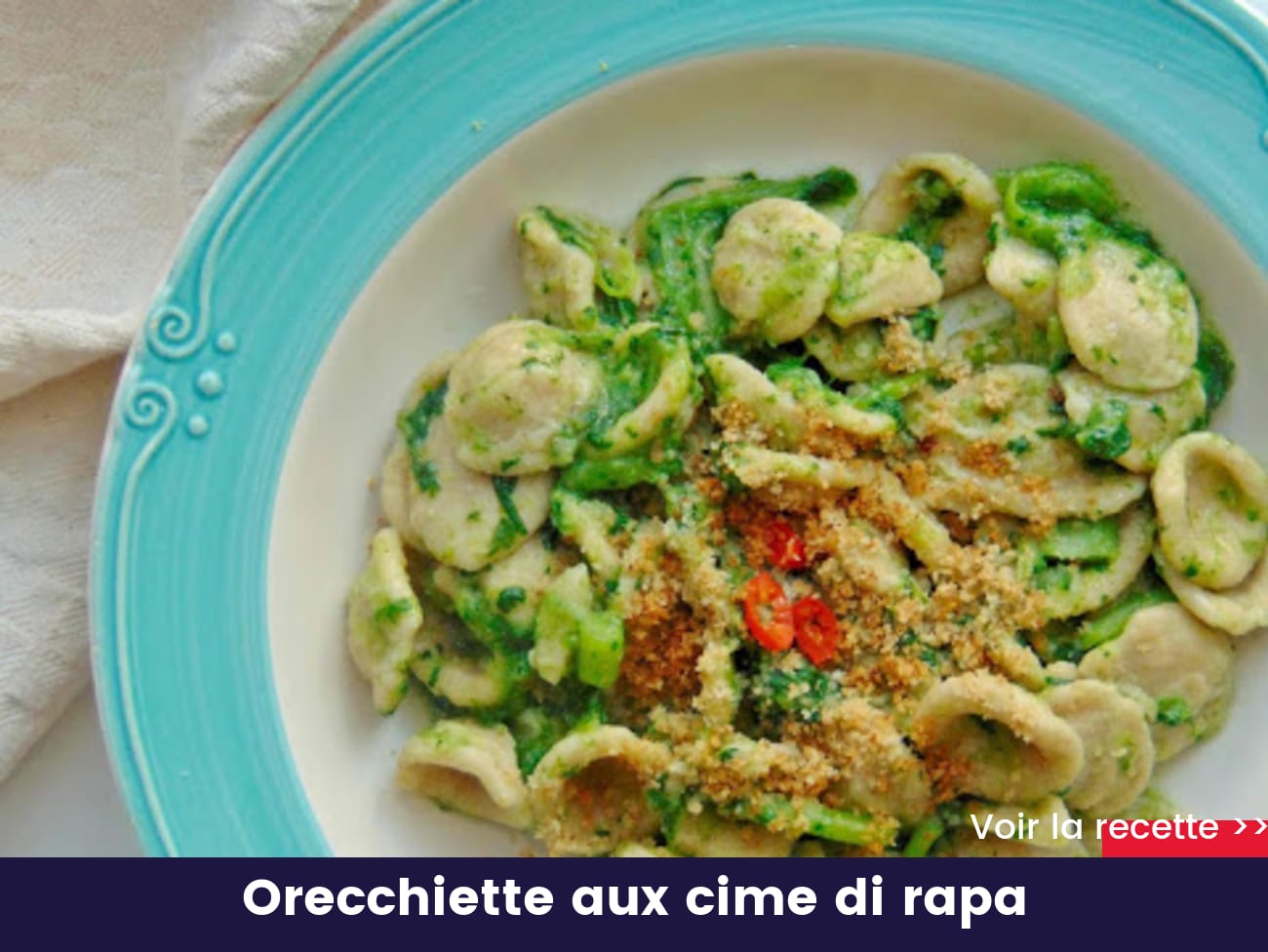 Orecchiette aux cime di rapa